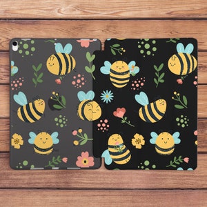 iPad case bees Cute Kawaii bugs iPad black case iPad case kids iPad case floral iPad smart case Funny Girly cover iPad case white For her