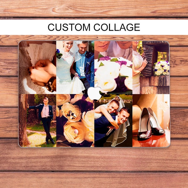 Custom collage case Macbook hard case Your photos here Personalized case Picture Photography cover Family photo case Cute Kawaii Girly case