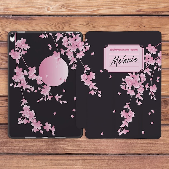 IPad Case Composition Notebook Pink Sakura Flowers iPad Case