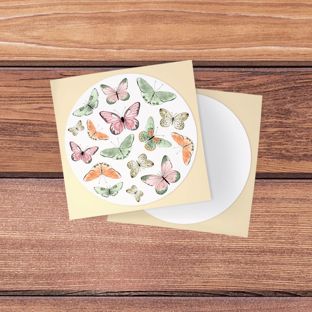 Sticker Decal for Popsocket Butterfly Print Skin Fits Popsocket for ...