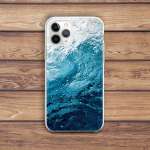 iPhone case ocean Summer art case Blue water case iPhone case wave Friends gift iPhone 13 Pro case iPhone 12 case iPhone 12 Pro Max Gift