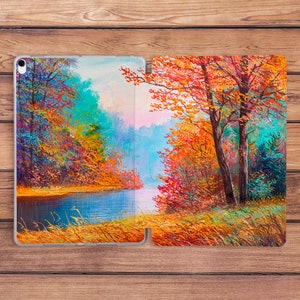 Etui na iPada natura Etui na iPada drzewo Etui na sztukę inspirującą Etui na iPada Jesień Dekoracja jesienna Wydruk Etui na iPada smart Etui na iPada 10. generacji iPad Pro iPad 11