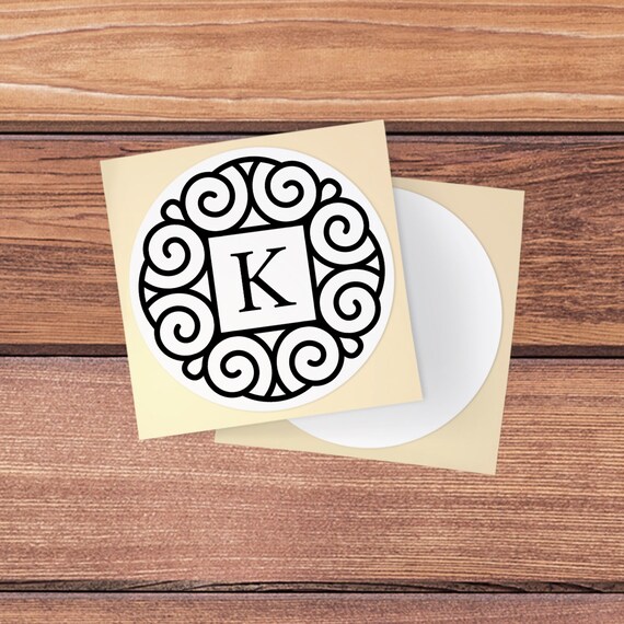 Custom Sticker Ornamental Art Skin Black and White Art Fits Popcup