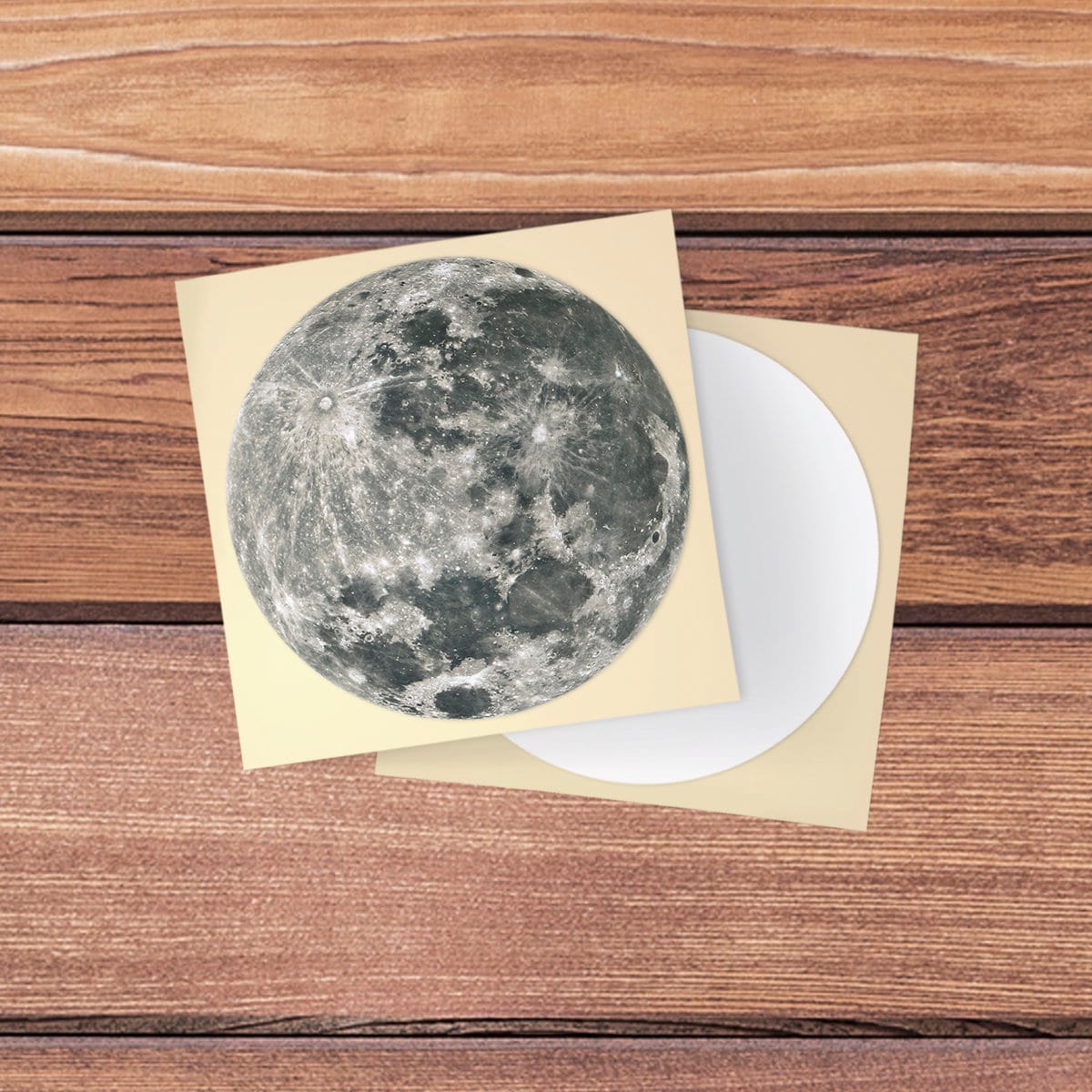 Skin for Pop Socket Moon Gray Skin Decal Space Friends Gift for
