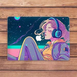 Inspirational art case Macbook case girl Macbook hard case Macbook Pro 14 Macbook case anime Macbook Pro 16 Air 13 2022 case A2485 A2141