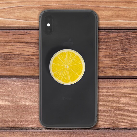 Lemon Art Skin Sticker Decal Round Skin Yellow Sticker Summer