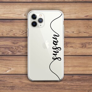 Personalized case iPhone case name Custom phone case iPhone case clear iPhone XS case iPhone 13 case iPhone 13 Pro case iPhone 12 Pro Max