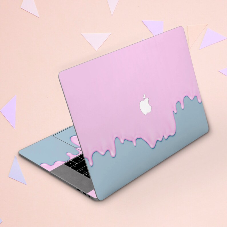 Macbook skin paint Pink paint Macbook Air 13 Laptop skin A1932 Etsy