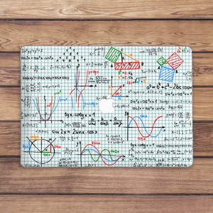 Macbook case science Macbook white case Macbook case math Teachers gift Macbook case nerd Macbook case formulae Macbook M1 air Macbook 2021