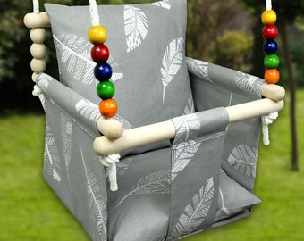 KiziaMizia - BlueKitty Children's swing, Children's swing, Swing for home and garden