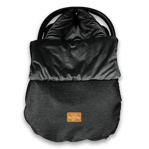 BlaueKatze Fußsäck für Kinderwagen; Babytrage, Kinderautositz 0-13 kg; Schlafsack auf Schlitten; Wasserabweisender, Wasserdicht 75x40 cm