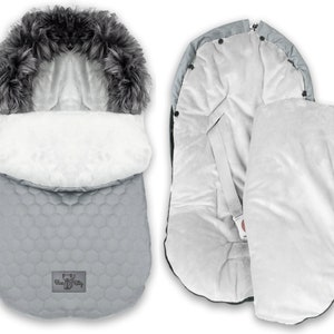BlaueKatze Fußsäck für Kinderwagen; Babytrage, Kinderautositz; Schlafsack auf Schlitten; Wasserabweisender, Wasserdicht 85x40 cm oder 95x48