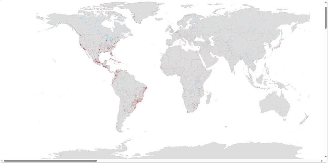 Interactive World Map / HTML World Map / Educational World Map - Etsy