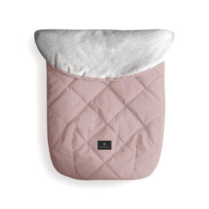 NEW Light stroller blanket, foot cover, spring-summer, light footmuff lekki śpiworek / waterproof Pink Nude