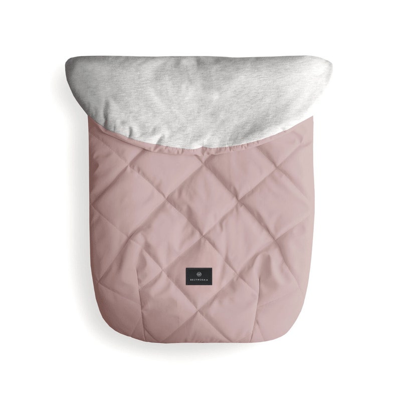 NEW Light stroller blanket, foot cover, spring-summer, light footmuff light sleeping bag / waterproof Pink Nude