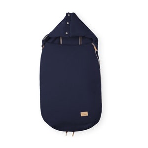 Footmuff | Sleeping bag | Robin Chudek Beztroska x MKTP | Navy blue