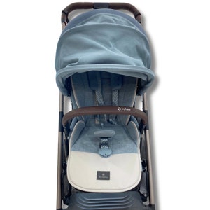 REVERSIBLE Cybex stroller liner | Merino sky blue