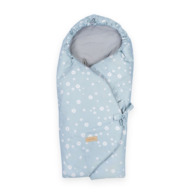 Car seat swaddle Ox-eye daisies