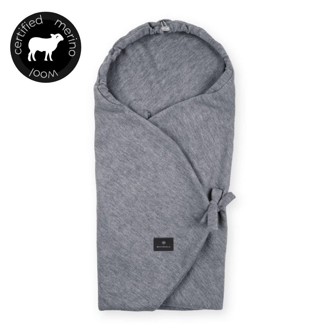 MERINO Wool Car Seat Swaddle GRAY Etsy