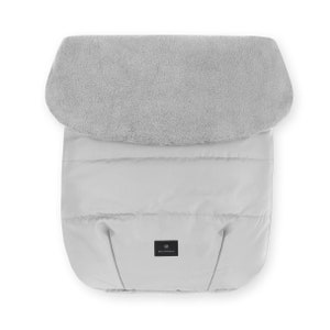 Stroller blanket, foot cover, footmuff, fall-winter / waterproof Light pastel gray