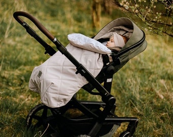 NIEUW Lichte kinderwagendeken, voetenhoes, lente-zomer, lichte voetenzak, lichte slaapzak / waterdicht