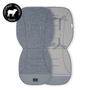 Merino Stroller liner (choose your model) | GRAY