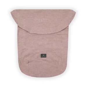 Manta para cochecito EXTRA Light, cubrepiés, saco de dormir ligero de verano - muselina de algodón jaspeado 2026 Pink melange