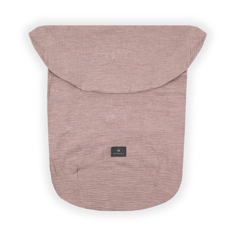 Manta para cochecito EXTRA Light, cubrepiés, saco de dormir ligero de verano - muselina de algodón jaspeado 2026 Pink melange