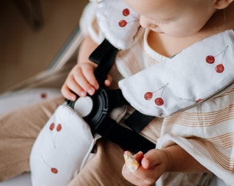 Schulterpolster, Sicherheitsgurtbezüge, Kinderwagengurtbezüge