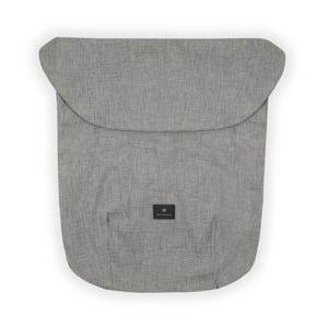 Manta para cochecito EXTRA Light, cubrepiés, saco de dormir ligero de verano - muselina de algodón jaspeado 2026 Gray melange