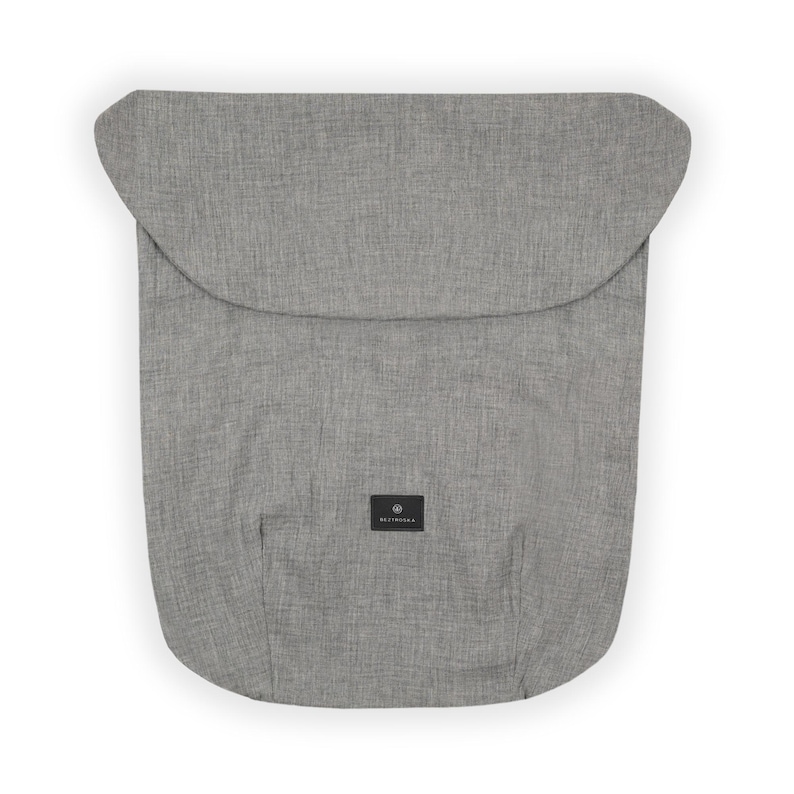 Manta para cochecito EXTRA Light, cubrepiés, saco de dormir ligero de verano - muselina de algodón jaspeado 2026 Gray melange