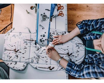 Stroller liner according to your own project (many patterns)