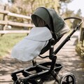 EXTRA Light stroller blanket, foot cover, footmuff light summer light sleeping bag -waffle (1 layer)