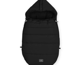 Waterproof UNIVERSAL Footmuff Stroller Sleeping Bag | Robin Chudek | BLACK