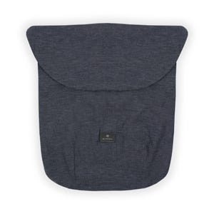 Manta para cochecito EXTRA Light, cubrepiés, saco de dormir ligero de verano - muselina de algodón jaspeado 2026 Navy Melange