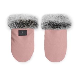Wasserdichte Handschuhe mit Kunstfell | ROSA