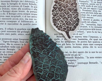 Hand Carved Pine Cone Rubber Stamp – Botanical Block Print Stamp for Fabric, Paper & Craft Projects for Christmas crafting