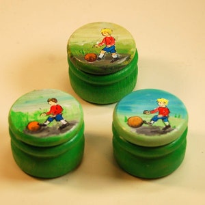 Tooth box, football player, milk tooth box boys