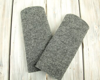 Gauntlets wool walk arm warmers in 3 colors wrist warmers walk