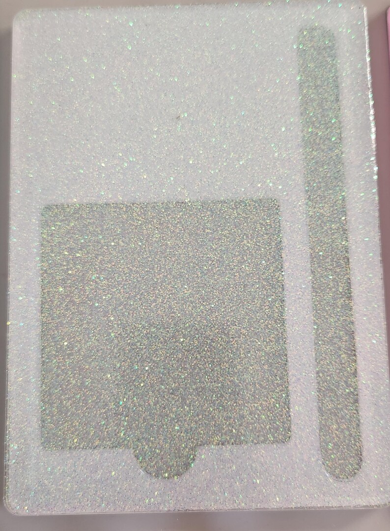 Net So Sticker Not so Perfect Sticky Note & Pen Holder With Glitter Accent - Etsy