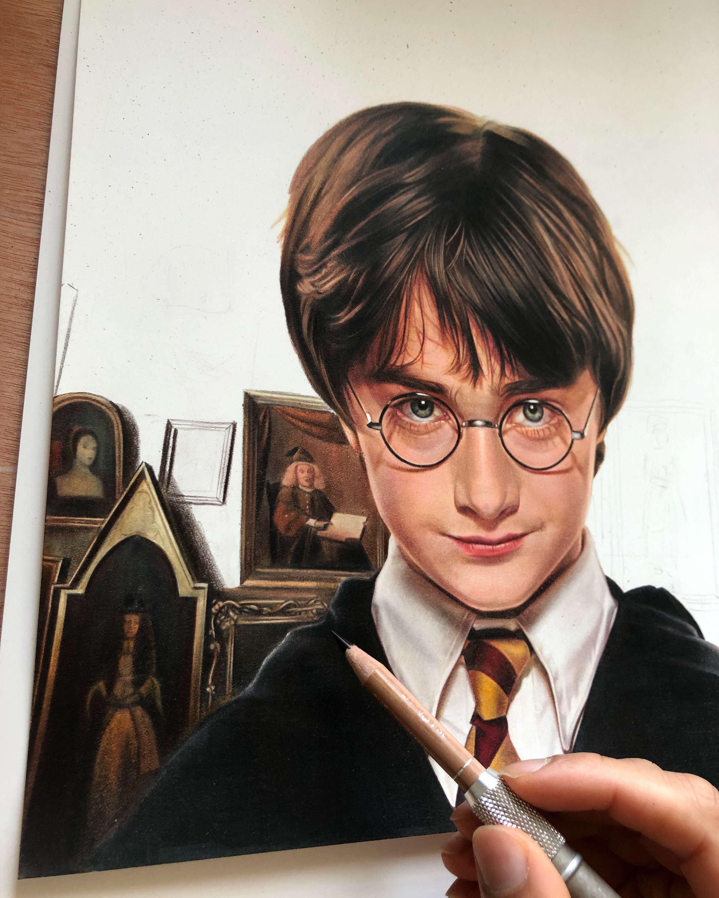 Harry Potter Original Pencil Drawing Etsy