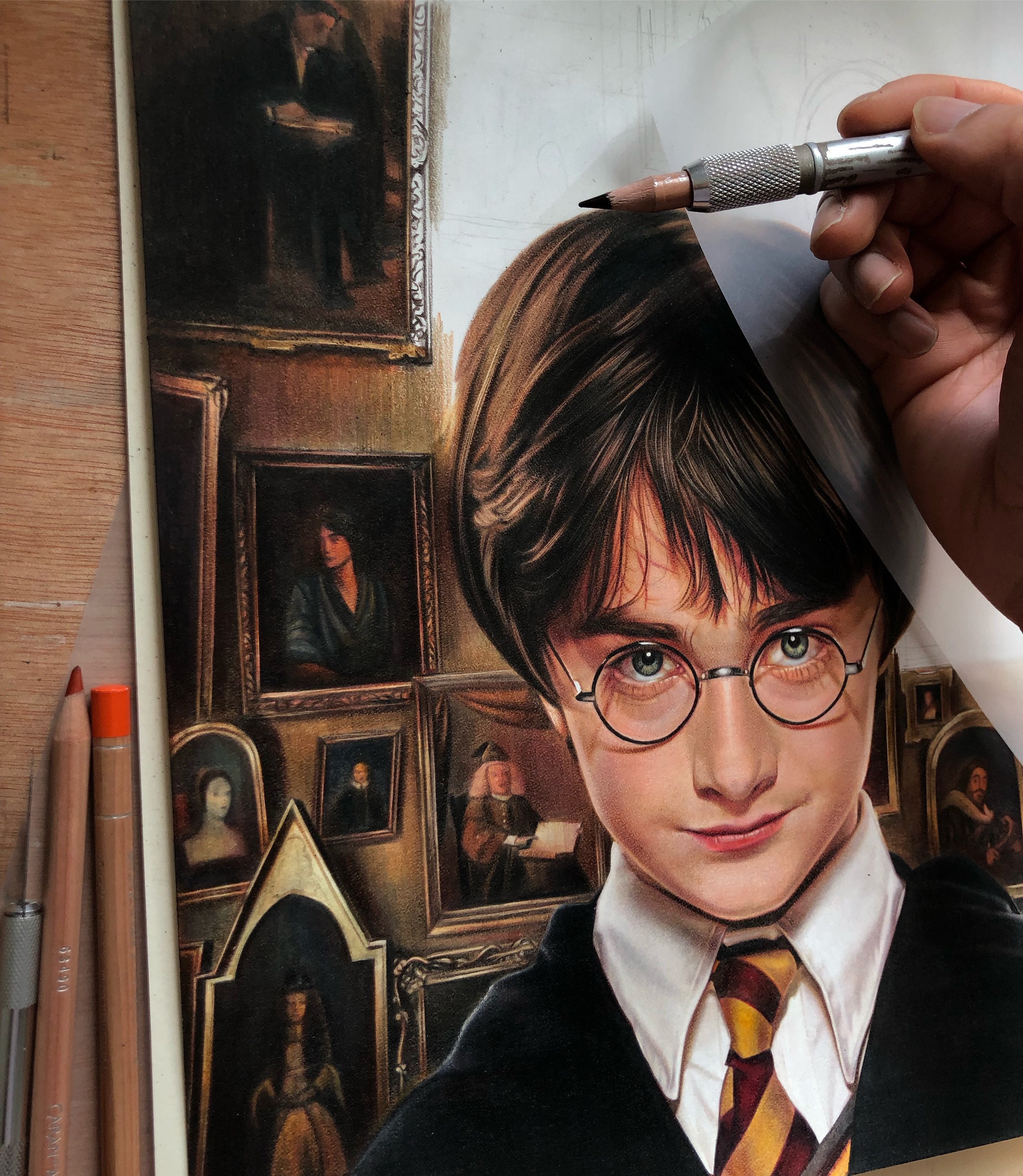 Harry Potter Original Pencil Drawing Etsy