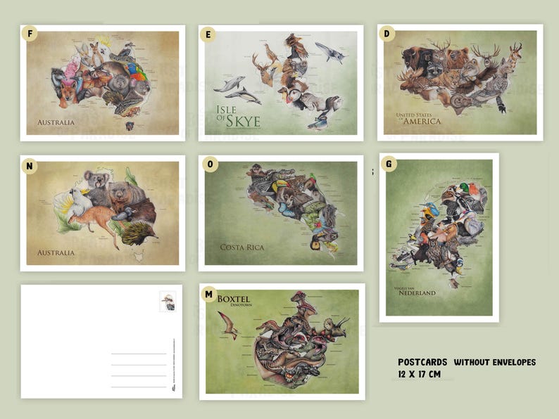 Cartes de vœux, cartes de Noël, cartes d'animaux, cartes humoristiques, cartes d'oiseaux, cartes d'anniversaire d'animaux, soldes, cartes postales image 8