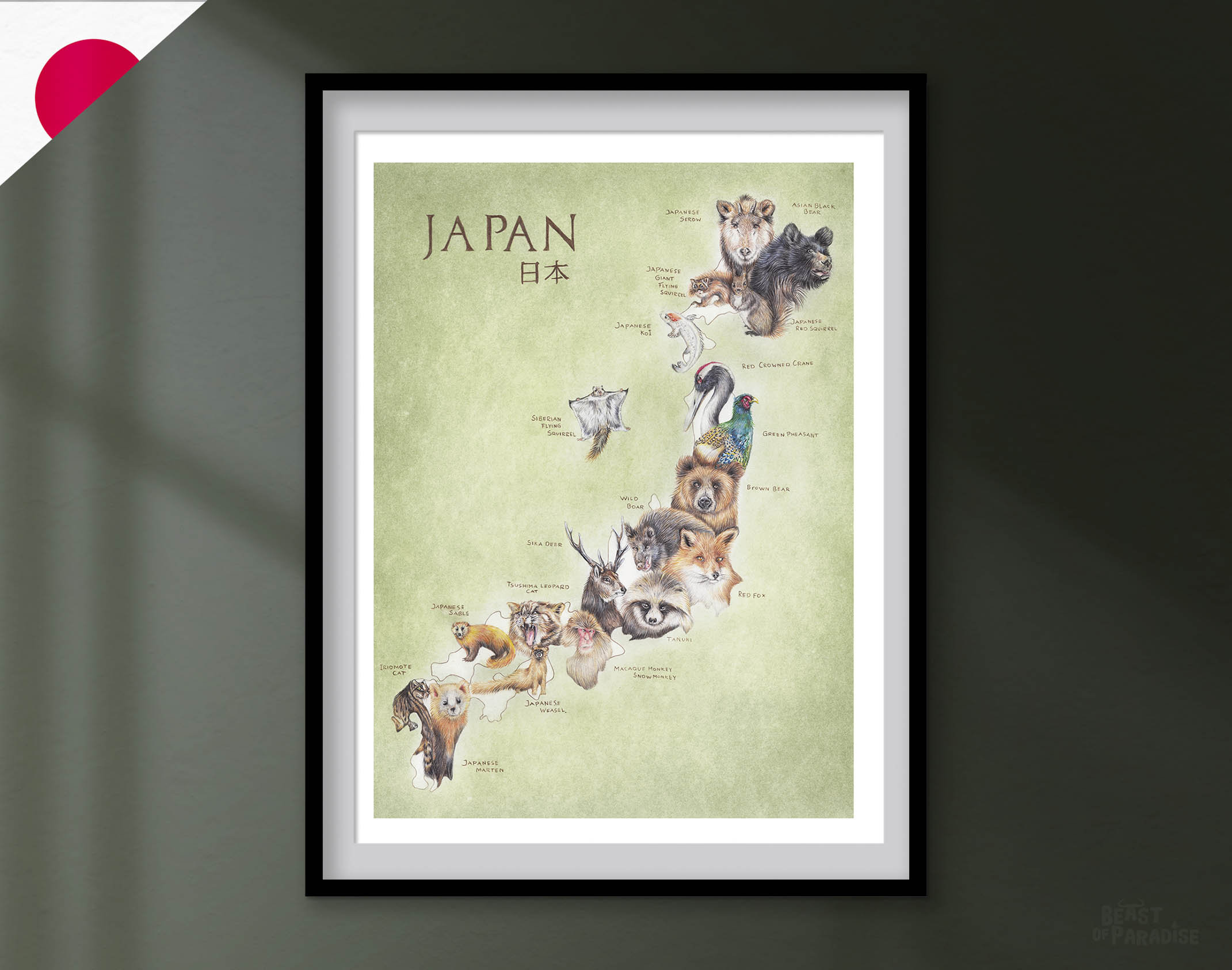 Wildlife of Japan, 30 X 40 Cm, Map Art Print, Animal Map Wall, Adventure  Gifts, Wanderlust Gift, Travel Poster, Nature Lover Gift, Japanese - Etsy  Australia