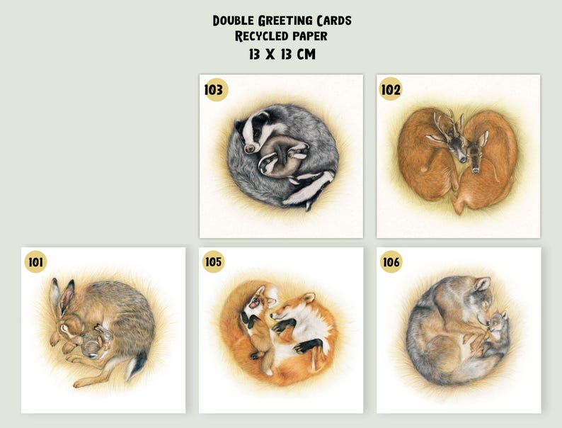 Cartes de vœux, cartes de Noël, cartes d'animaux, cartes humoristiques, cartes d'oiseaux, cartes d'anniversaire d'animaux, soldes, cartes postales image 5