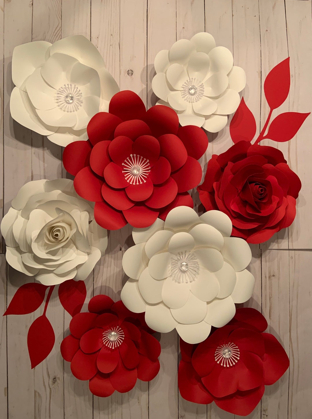 Outdoor Wedding Large Flowers Red Rose Background Wall Window Paper Flower  Decoration - China Decoration and Paper Flower price