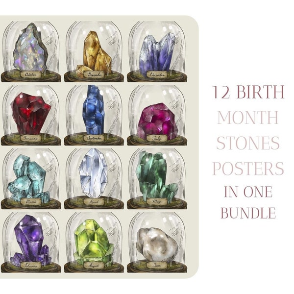 Birthstone Chart - Etsy