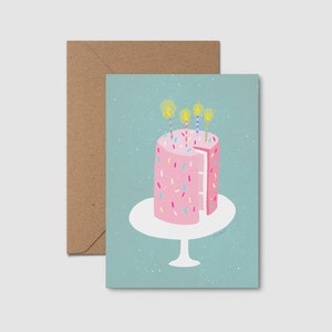 Tarjeta de cumpleaños, Tarjeta de celebración, Tarjeta de pastel de cumpleaños, Tarjetas de felicitación, Tarjeta de feliz cumpleaños, Velas, Tarjeta de pastel