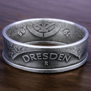 Coin ring GDR - Dresden - Rostock - Leipzig - Potsdam - Berlin - Meissen - Saxonia - Saxony - Engraving possible
