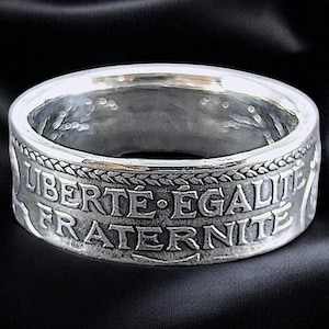 Petite Bague En Argent Début 1900 - Occasion - Pièce Vintage Et Charmante